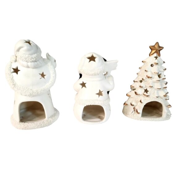 Set Of 3 International Bazaar Holiday Votive Candle Holders - Picture 3 of 6